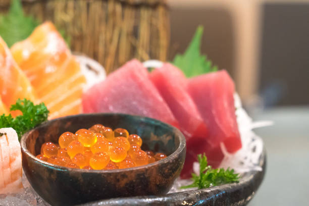 istock Sashimi set japan luxury tradition food 874198020