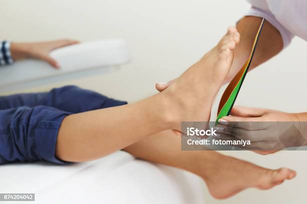 Podiatry Clinic Stock Photo - Download Image Now - Podiatrist, Insoles, Foot