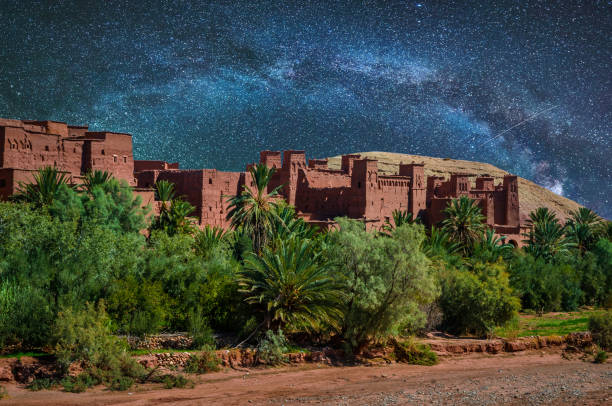 istock Kasbah Ait Ben Haddou at night, Morocco 874204844