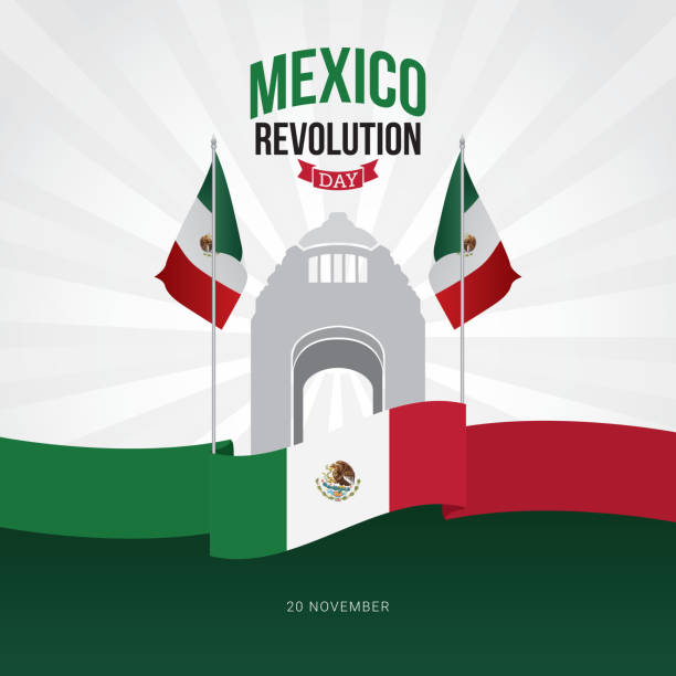 Ilustración de Diseño Del Vector Del Día De La Revolución De México y más  Vectores Libres de Derechos de México - iStock