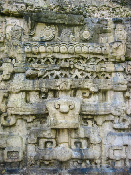 istock Mayan Relief Sculpture at Caracol Ruins in Cayo, Belize 874218504