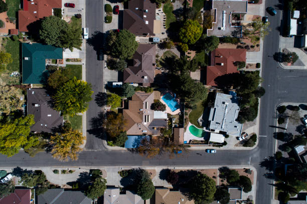 istock America's residential area seen from above. 874224958