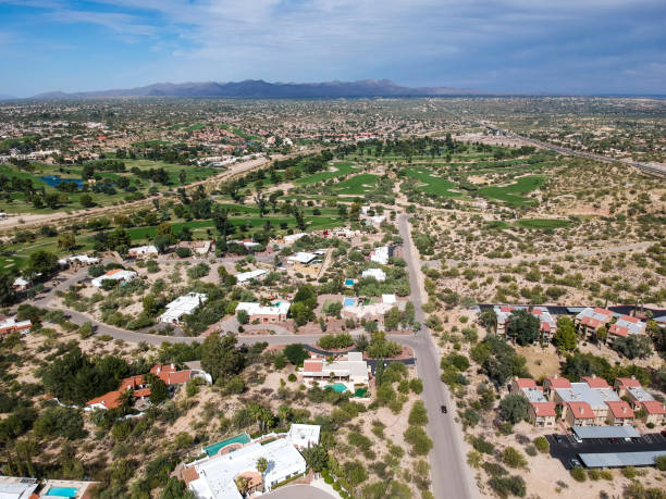 istock America's wide sky and residential district. 874225094
