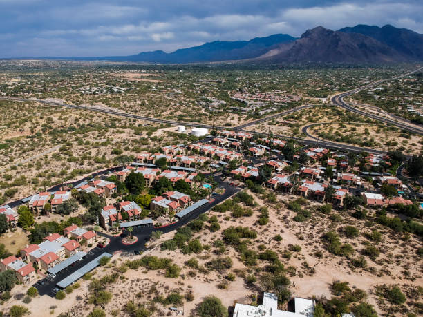 istock America's wide sky and residential district. 874225096