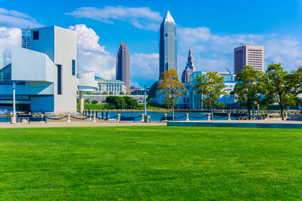 istock Downtown Cleveland Ohio Skyline (P) 874228468