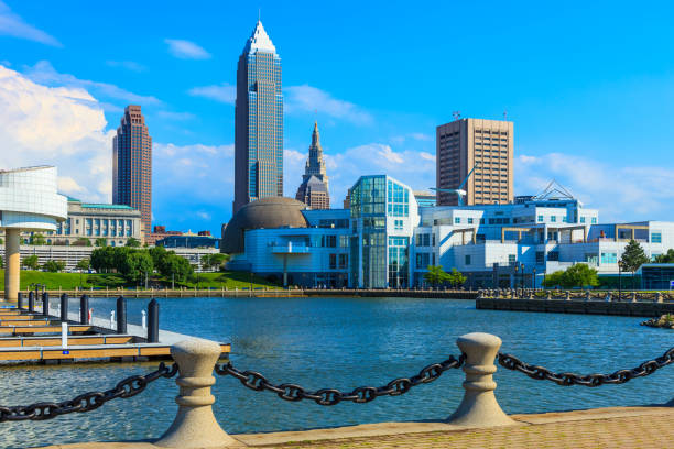 istock Downtown Cleveland Ohio Skyline 874228616
