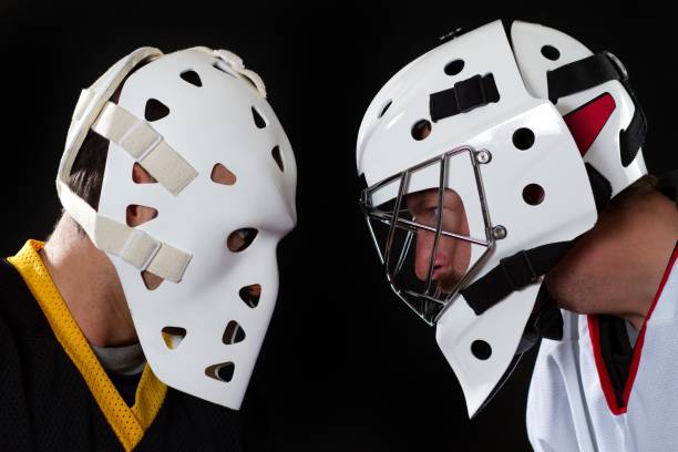 istock Hockey goalie stare down 874230942