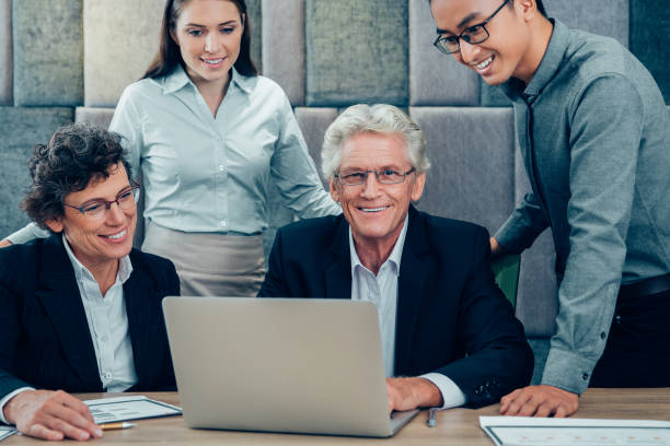 istock Positive business team working on project_tone 874231926