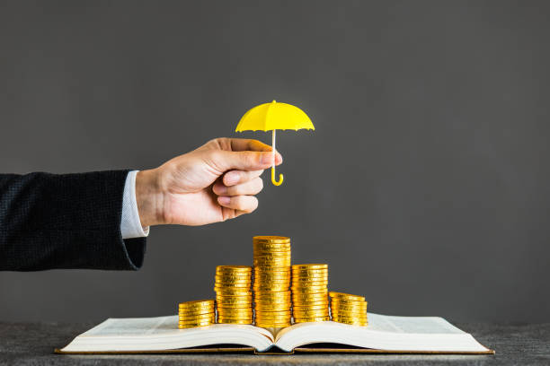 istock umbrella protecting gold coins 874234662
