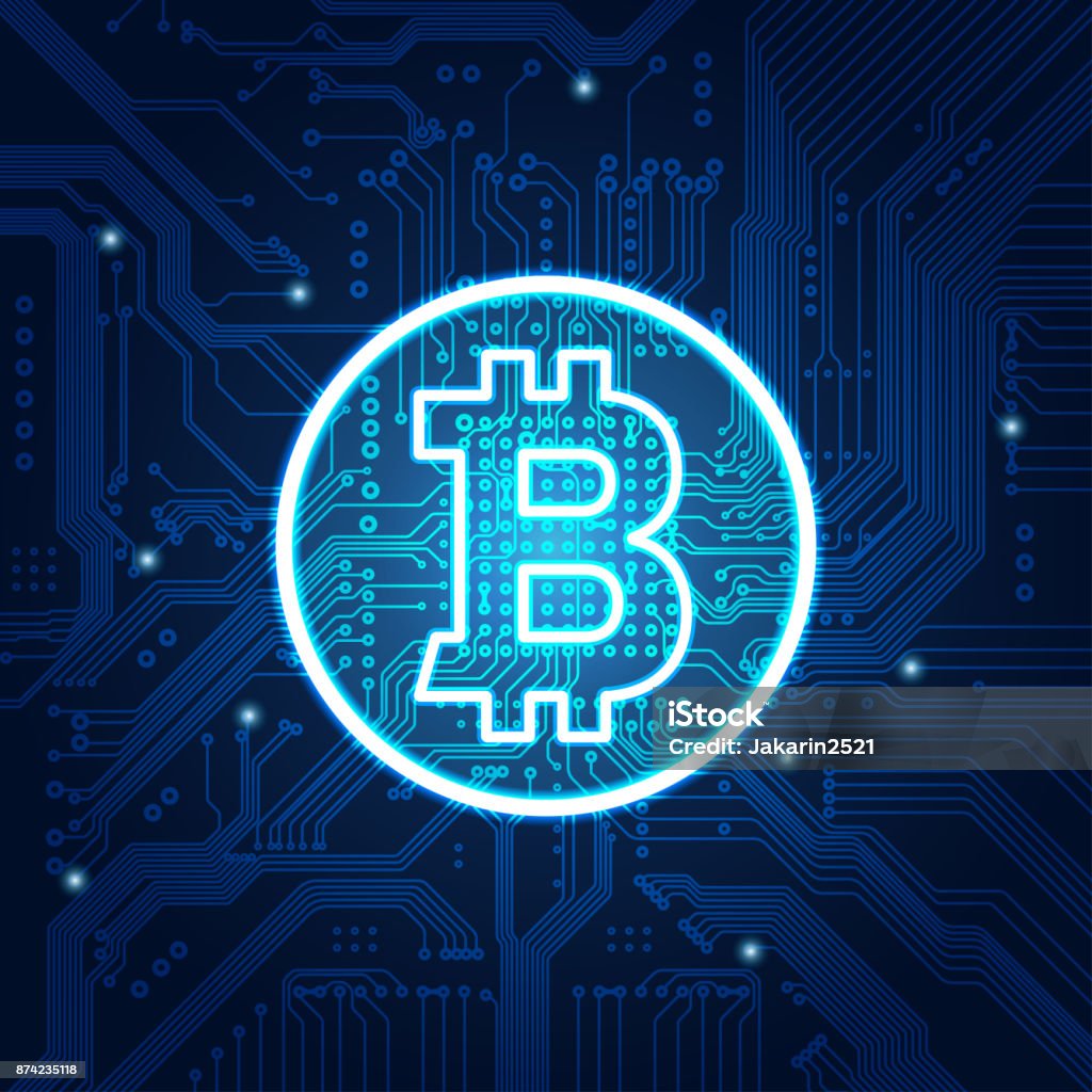 bitcoin - clipart vectoriel de Bitcoin libre de droits