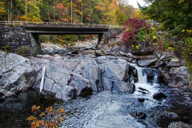 istock Great Smoky Mountains Roadside Waterfall The Sinks 874237522