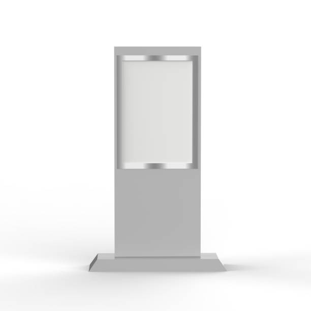 istock Lcd display stand, Banner Stand Media Display Signage 874238550