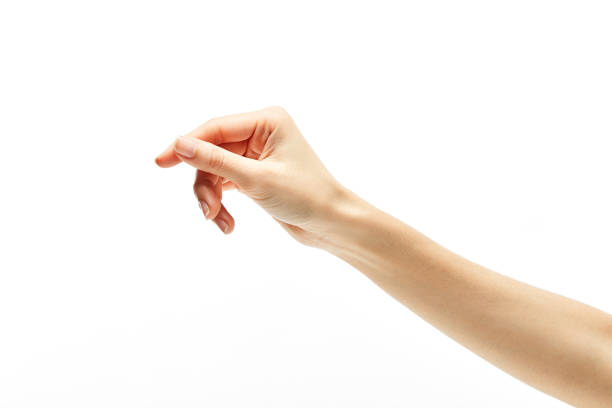 istock beautiful woman's hand isolated on white background 874262416