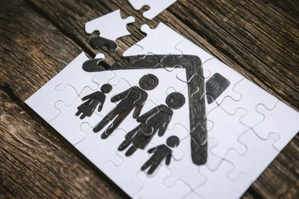 istock Family concept, puzzle. 874274822