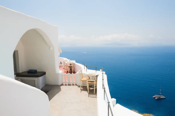 istock White architecture on Santorini island, Greece 874278912