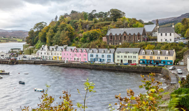istock Colorful Houses in Portree 874304942