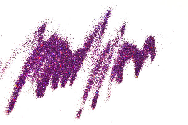 istock Textured background with purple glitter sparkle on white 874305426