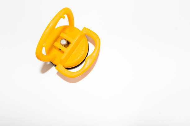 istock Yellow plastic of  vacuum tool with black rubber 874317198