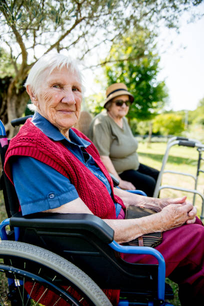 istock Senior Women Relaxing Outdoors in a Park 874332284