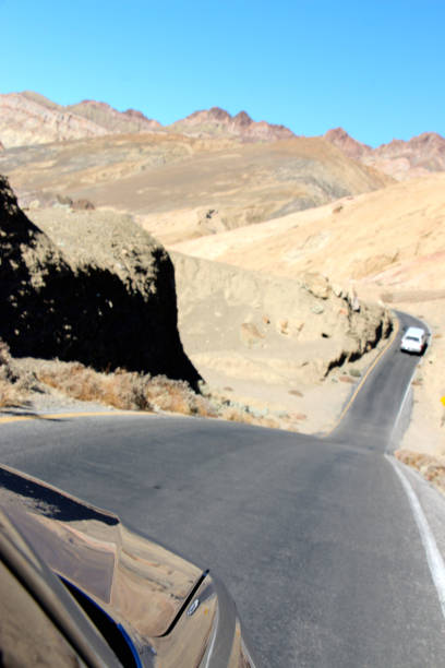 istock Car driving through Death Valley at Sunset 874339284