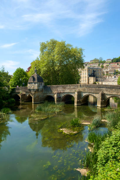istock Town Bridge and Lock-up, Bradford-on-Avon, Wiltshire, UK 874343302