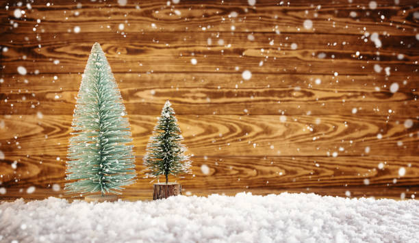 istock Old wooden planks with christmas decoration 874349622