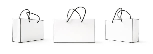 쇼핑 매직기  - blank paper bag packaging package 뉴스 사진 이미지