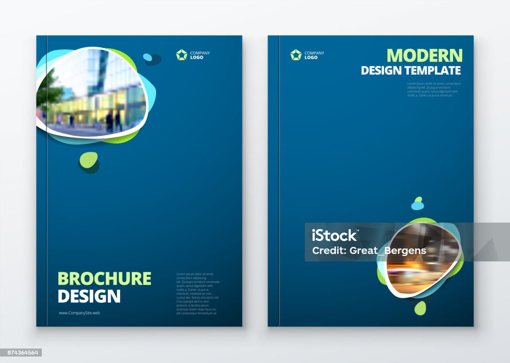 Brochure template layout design. Corporate business annual report, catalog, magazine, flyer mockup. Creative modern bright concept Brochure template layout design. Bright color brochure, catalog, magazine or flyer mockup. Abstract stock vector