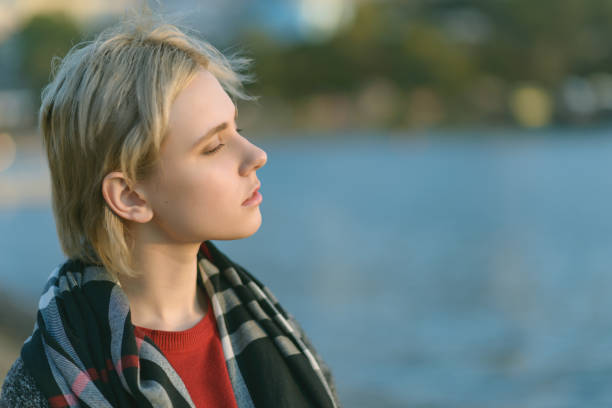 istock Portrait of young woman. 874372146