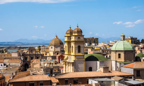 istock Aerial view of Cagliari (hdr) 874384060
