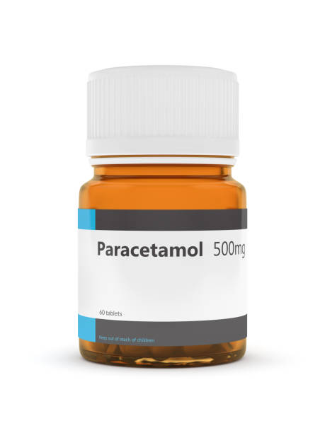 istock 3d rendering of paracetamol bottle with pills over white 874384254