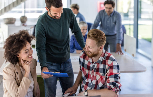 istock Take a look at this new business reports! 874387882