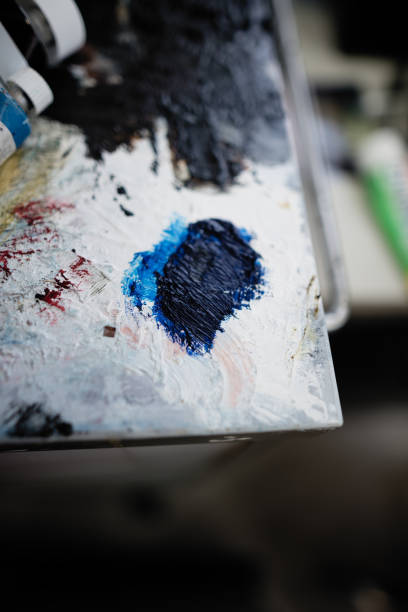 istock Close up of artist's palette 874388016