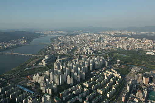 Seoul Cityscape in South Korea.