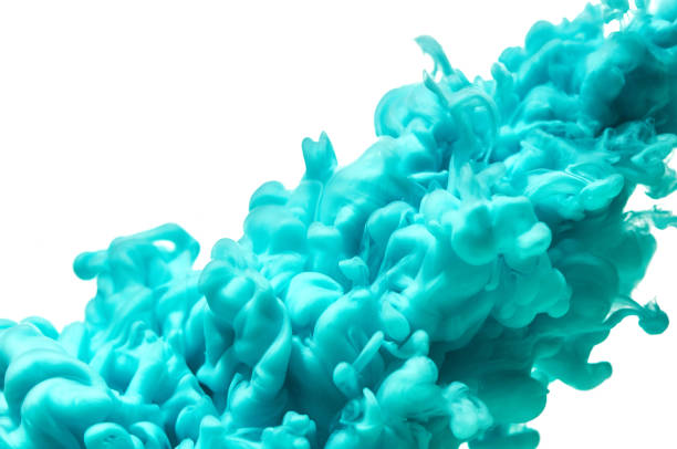 istock Ink in water. Color splash 874402720