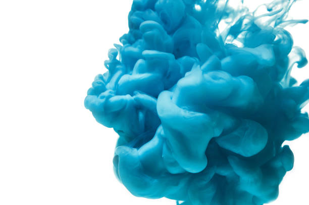 istock Ink in water. Color splash 874402814