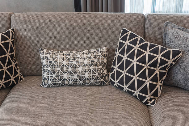 istock luxury living room style with set of pillows 874407968
