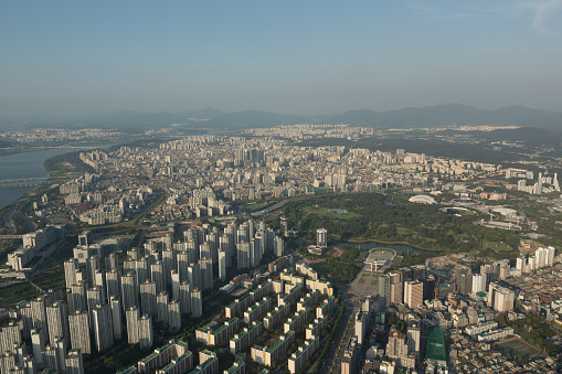 Seoul Cityscape in South Korea.