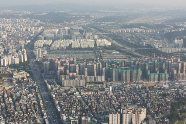 Seoul Cityscape in South Korea.