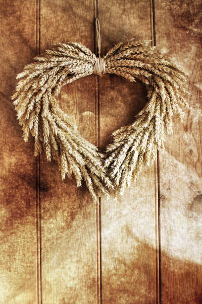 Grain Wreath stock photo