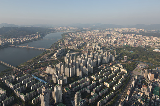 Seoul Cityscape in South Korea.