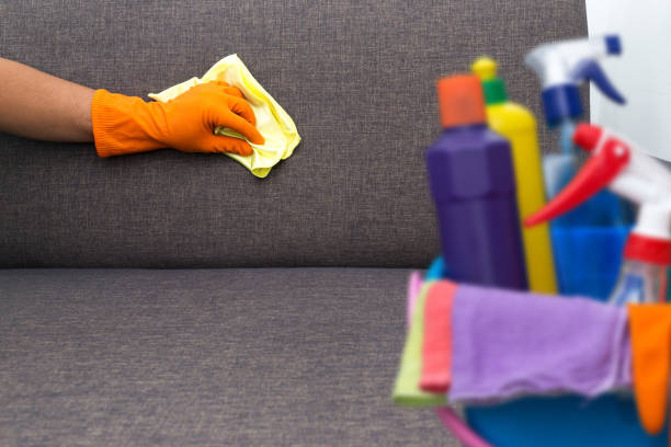 istock time to Cleaning Service Worker quality professional made Home cleaning concept. 874418810