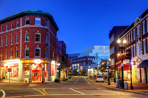 Harvard Square is a triangular plaza at the intersection of Massachusetts Avenue, Brattle Street, and John F. Kennedy Street, near the center of Cambridge