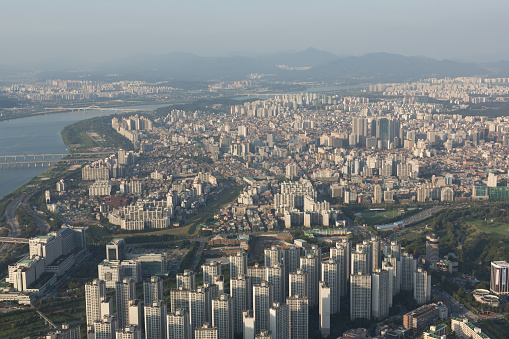 Seoul Cityscape in South Korea.