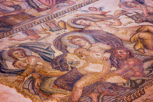 istock antique mosaics Kato Paphos Archaeological Park 874432532