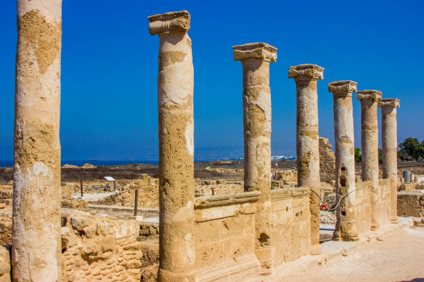 istock antique stone columns Kato Paphos Archaeological Park 874432596