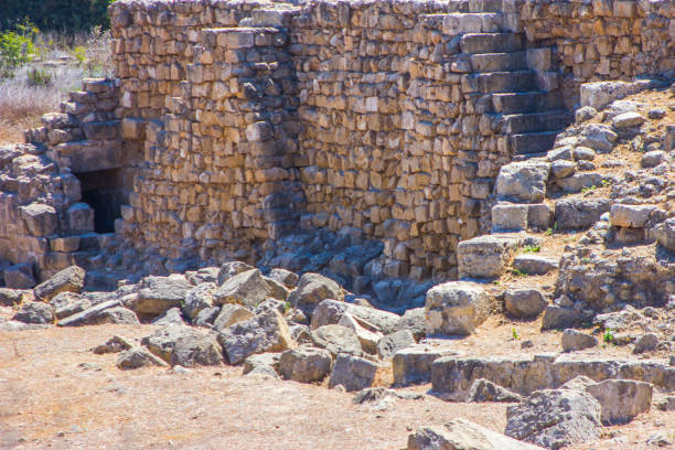 istock stone steps ancient Greek  Kato Paphos Archaeological Park 874432736