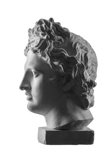 istock Gypsum statue of Apollo's head 874441744