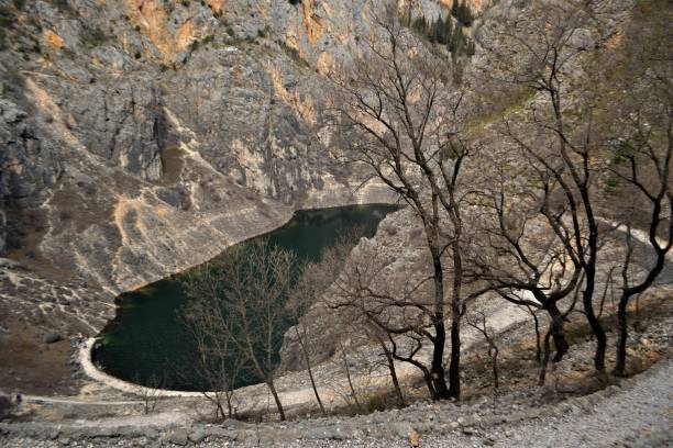 istock Beautiful Blue Lake in Croatia 874442704
