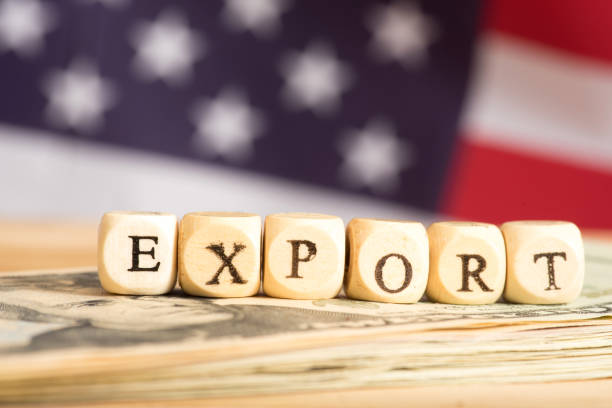 istock America Flag, Dollar Money and Export 874445366
